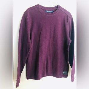 NWOT  CALVIN KLEIN Jeans PLUM Thermo  Sweater  Size L